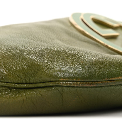 Gucci Calfskin Enamel Blondie Hobo Green 9 of 15