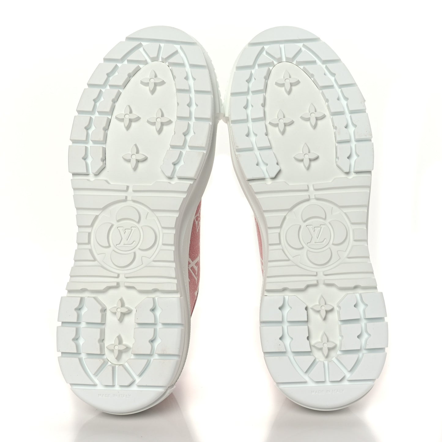 Denim Monogram Squad Sneakers 39 Pink