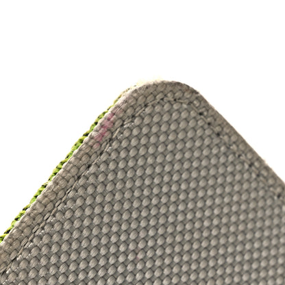 Chanel Canvas Quilted Medium Fluo Boy Flap Dark Grey Fuchsia Green 15 of 18