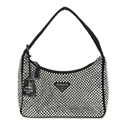 Prada Satin Crystal Mini Re-Edition 2000 Bag Cristal 1 of 9