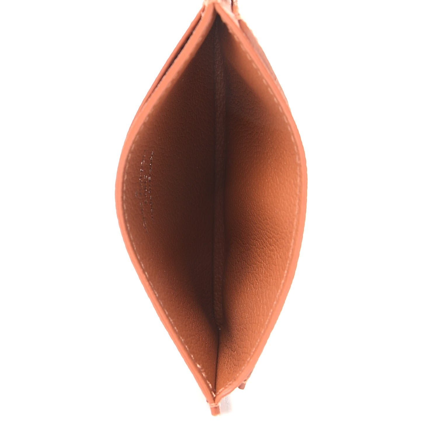 Louis Vuitton Calfskin Lockme Card Holder Caramel 5 of 6