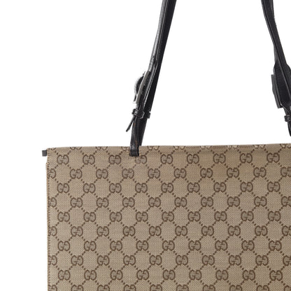 Gucci GG Monogram Large Shoulder Tote Dark Brown 13 of 13