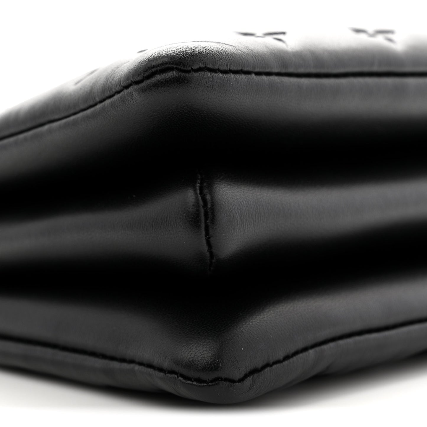 Lambskin Embossed Monogram Coussin BB Black