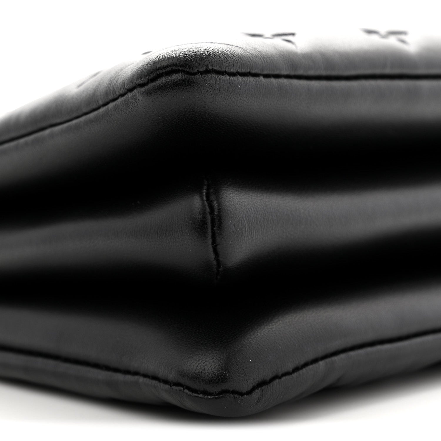 Louis Vuitton Lambskin Embossed Monogram Coussin BB Black 9 of 10