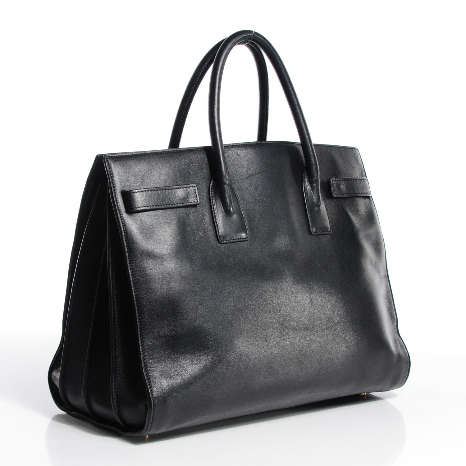 Saint Laurent Calfskin Large Sac de Jour Carryall Black 3 of 8