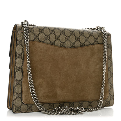 Gucci GG Supreme Monogram Shooting Star Embroidered Medium Dionysus Shoulder Bag Beige 3 of 11