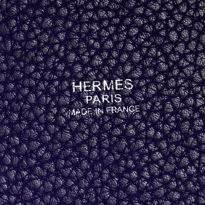Hermes Taurillon Clemence Picotin Lock 22 MM Iris 6 of 12