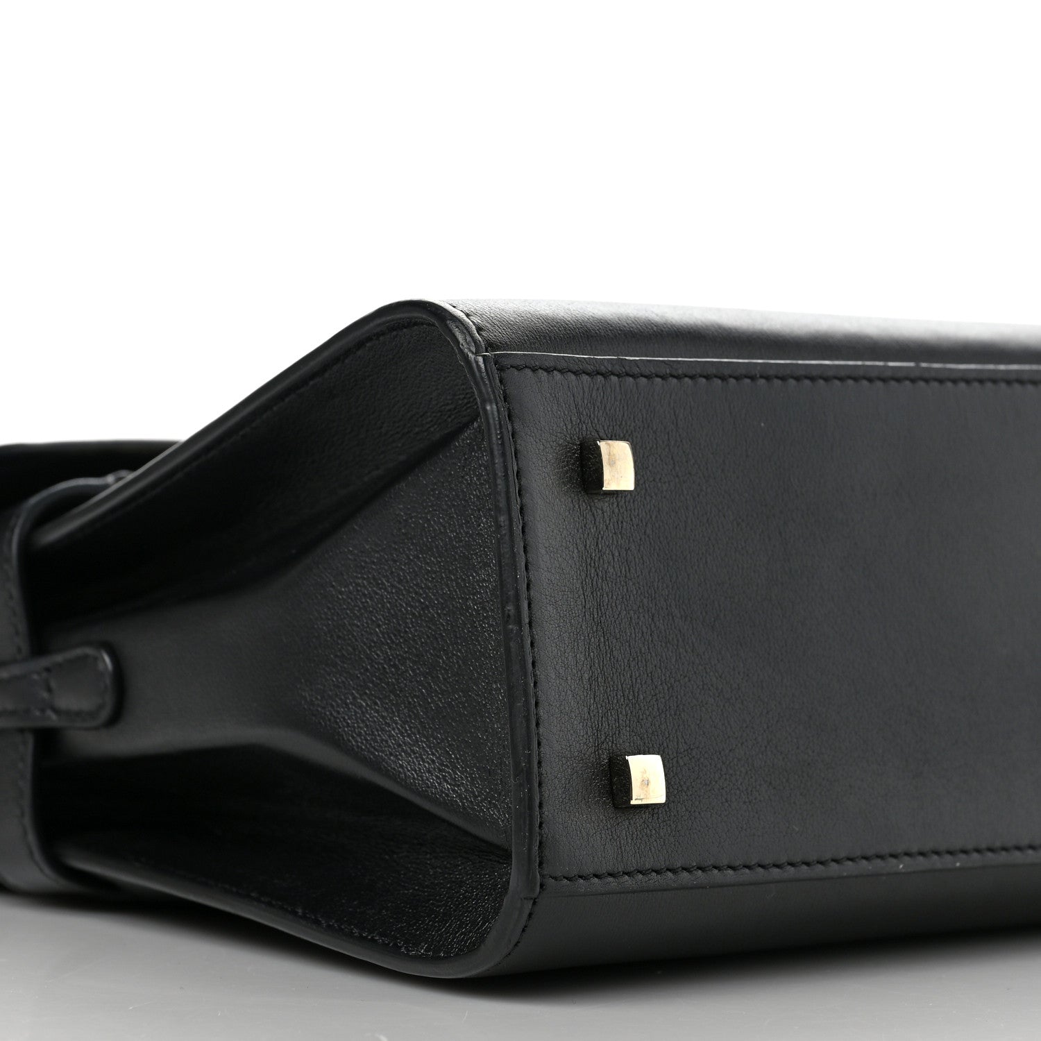 Delvaux Calfskin MM Tempete Satchel Black 8 of 10