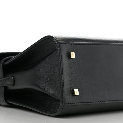 Delvaux Calfskin MM Tempete Satchel Black 8 of 10