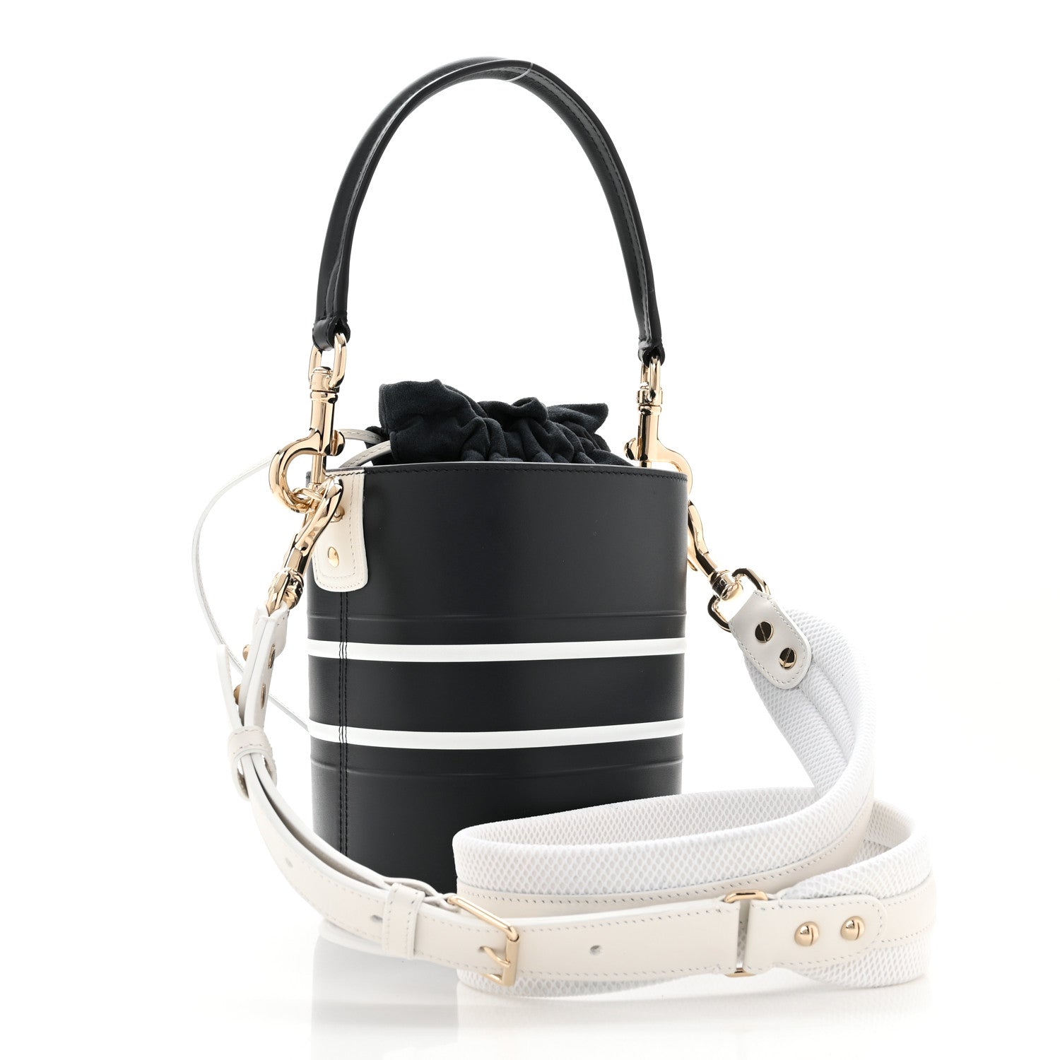 Christian Dior Calfskin Small Dior Vibe Bucket Blue 3 of 9
