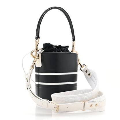 Christian Dior Calfskin Small Dior Vibe Bucket Blue 3 of 9