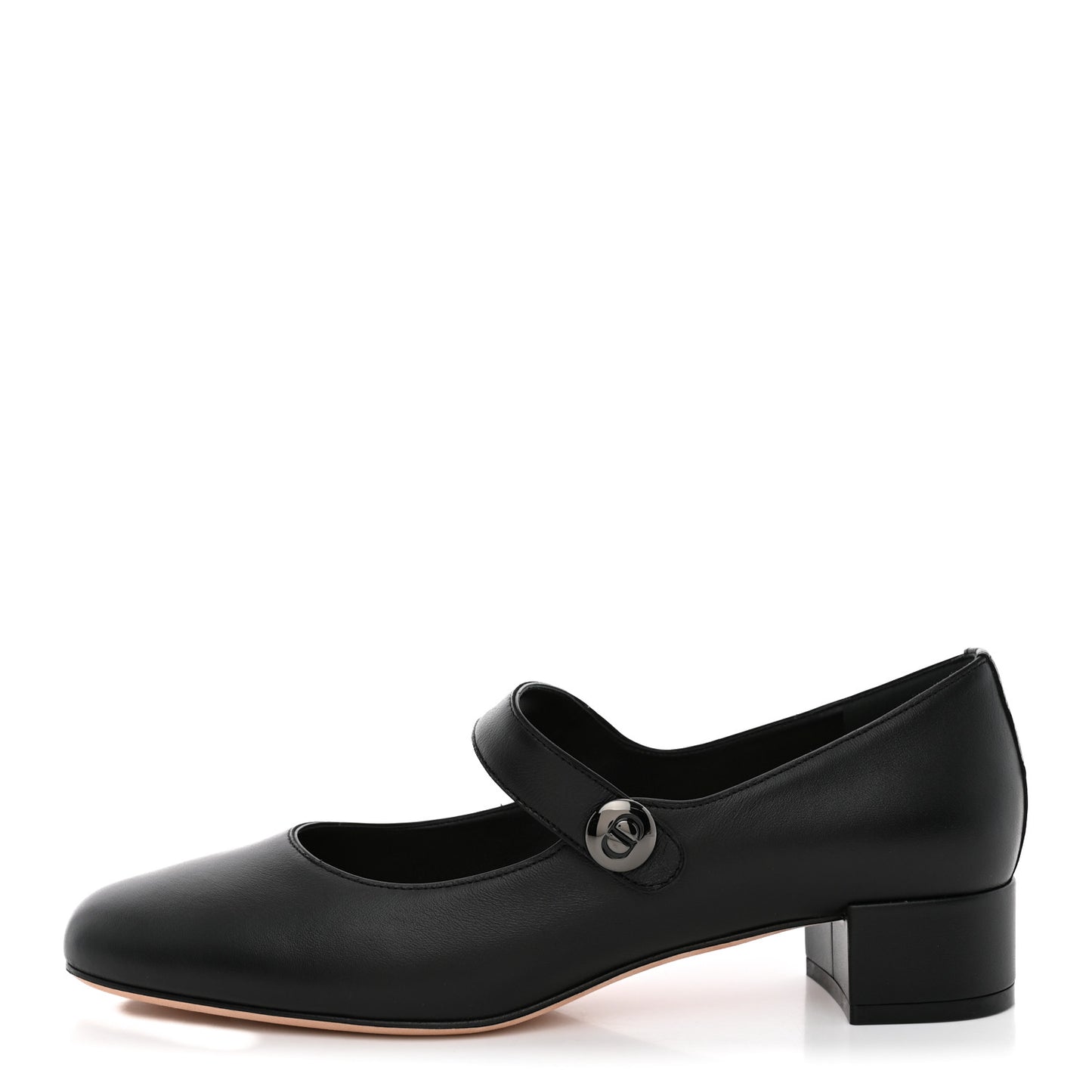 Brushed Calfskin Uniform 30mm Pumps 40 Black