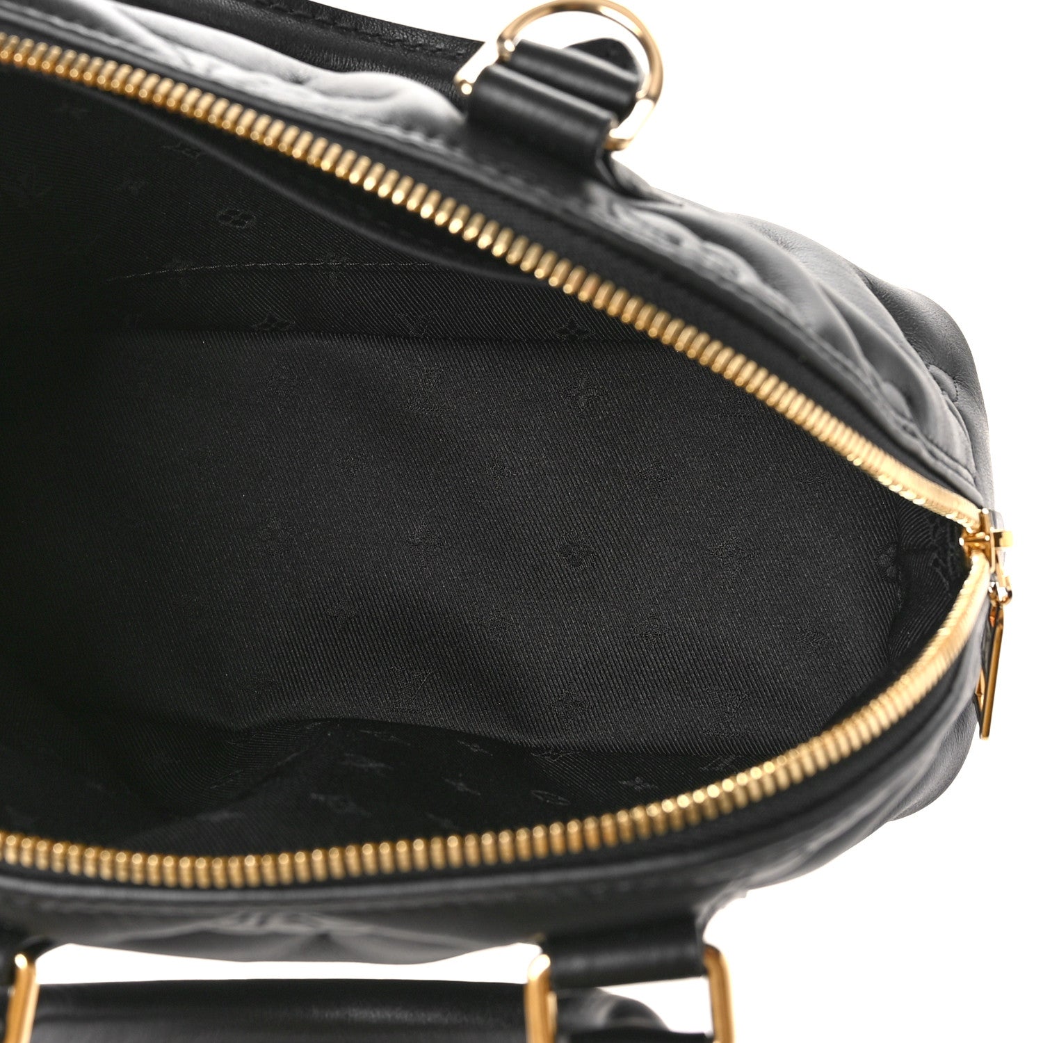 Louis Vuitton Calfskin Bubblegram Alma BB Black 5 of 9