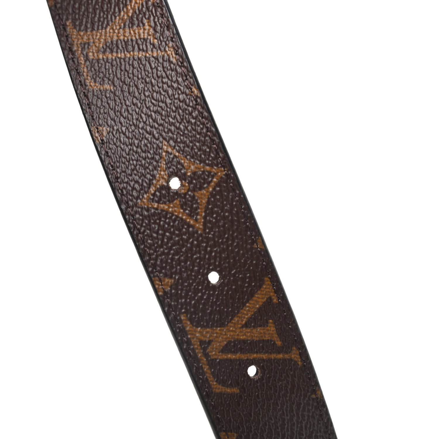 Louis Vuitton Calfskin Monogram 30mm LV Initiales Reversible Belt 80 32 Black 4 of 6