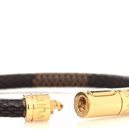 Louis Vuitton Damier Ebene Keep It Bracelet 17 4 of 5