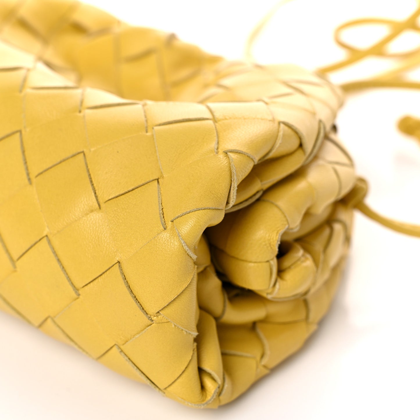 Nappa Intrecciato The Mini Pouch Buttercup
