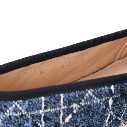 Christian Dior Embroidered Toile De Jouy Granville Espadrille 41 Denim 9 of 10
