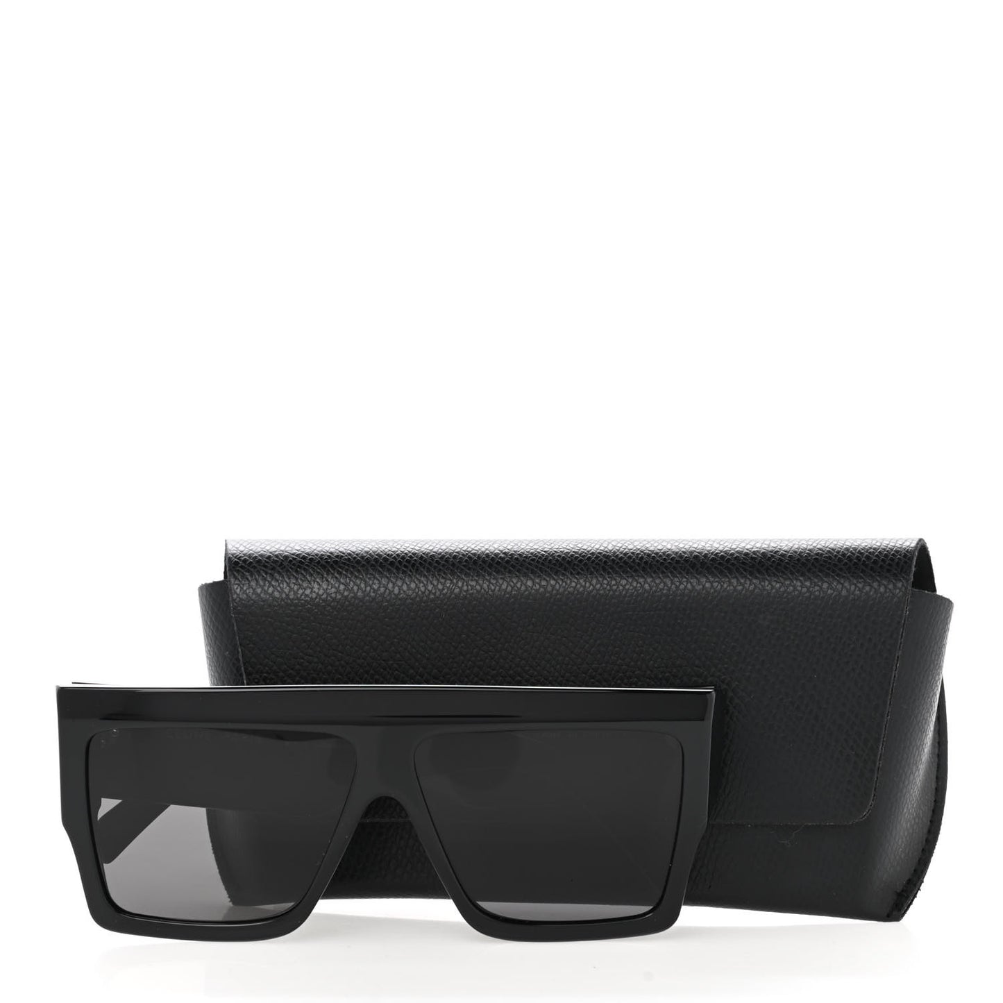 Acetate Chunky Rectangle Sunglasses CL 40092/I Black