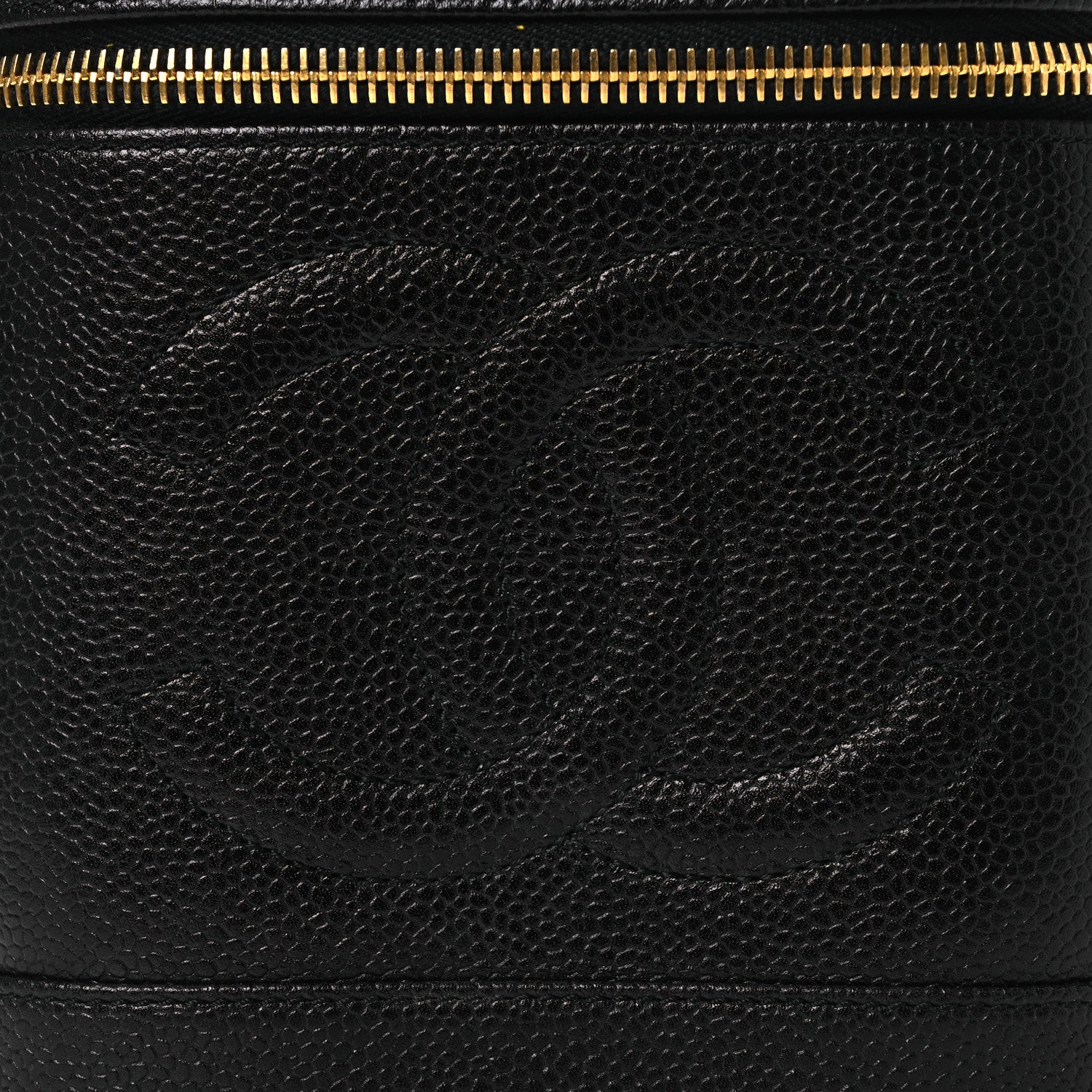 Chanel Caviar Vanity Cosmetic Case Black 9 of 14
