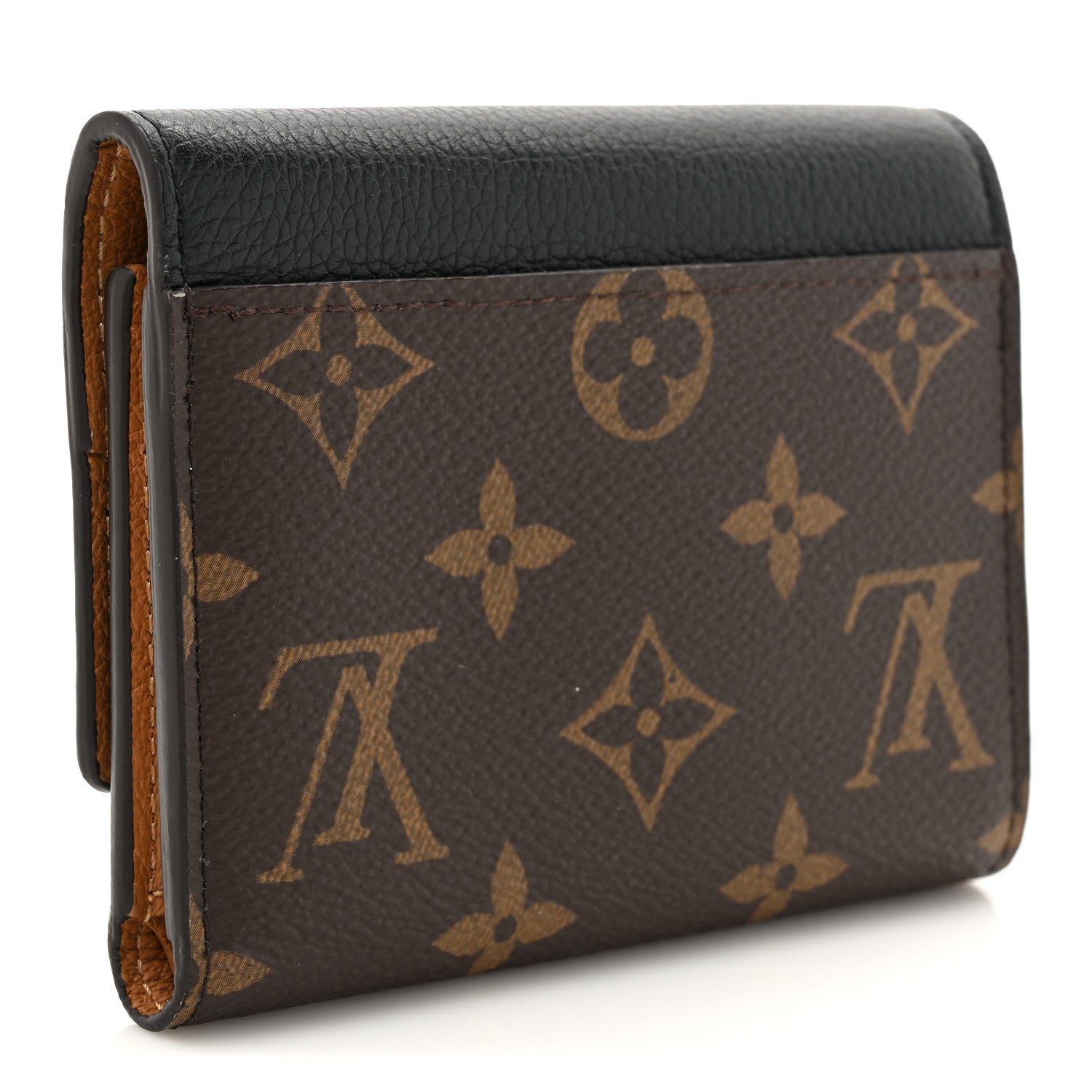 Louis Vuitton Monogram Victorine On My Side Wallet Black 3 of 10