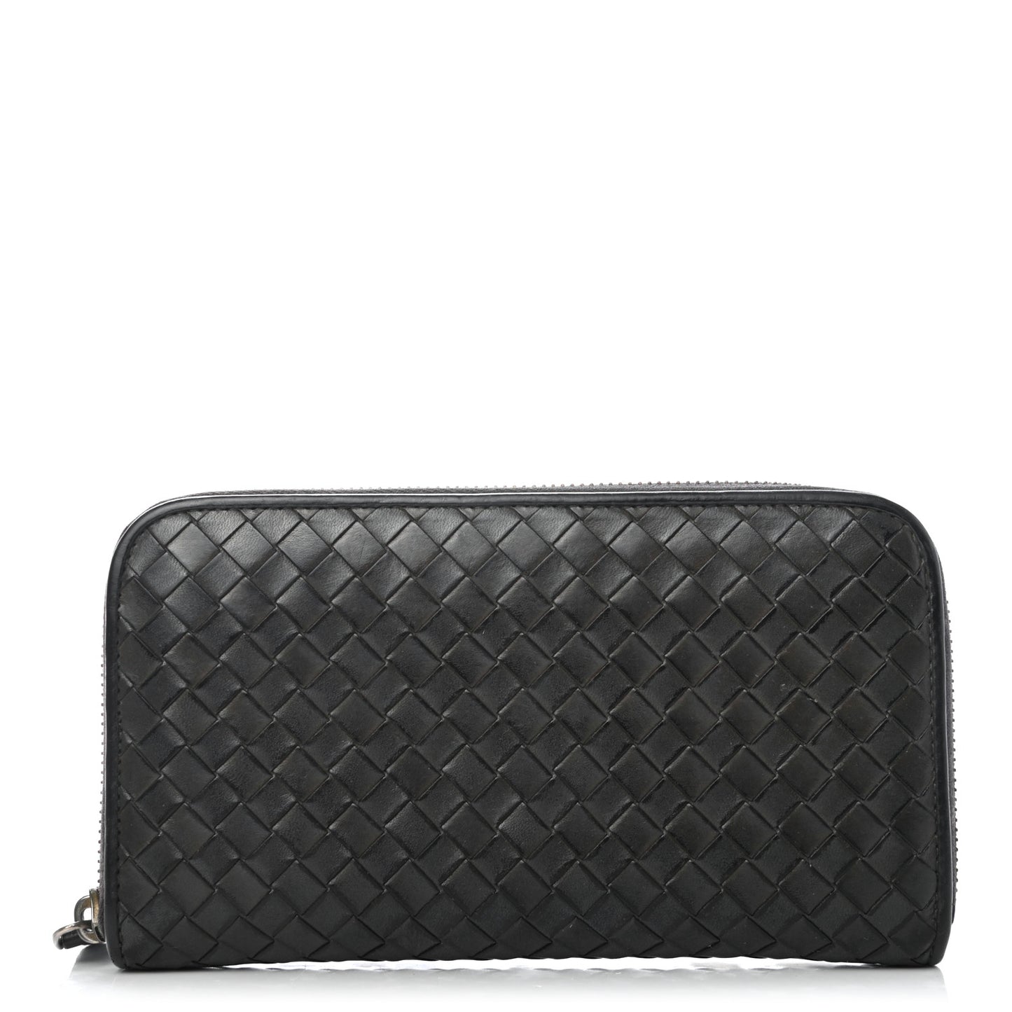 Nappa Intrecciato Zip Around Wallet Matita