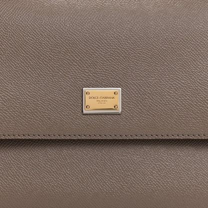 Dolce & Gabbana Dauphine Medium Miss Sicily Satchel Grey 6 of 8