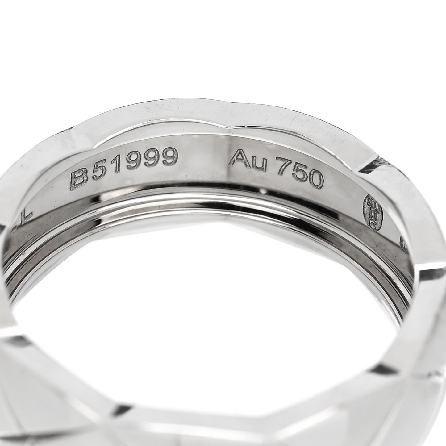 18K White Gold Small Coco Crush Ring 52 6