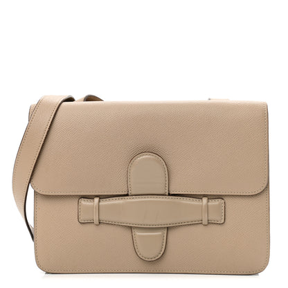 Celine Baby Grained Calfskin Medium Symmetrical Bag Taupe 1 of 15