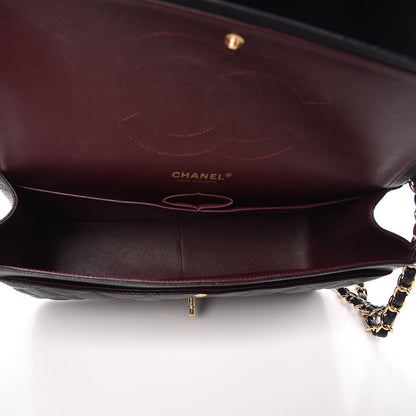 Chanel Caviar Quilted Jumbo Double Flap Black 6 of 10