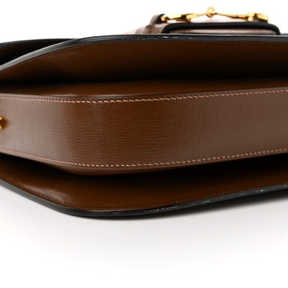 Gucci Azalea Calfskin Horsebit 1955 Shoulder Bag Brown Sugar 9 of 11