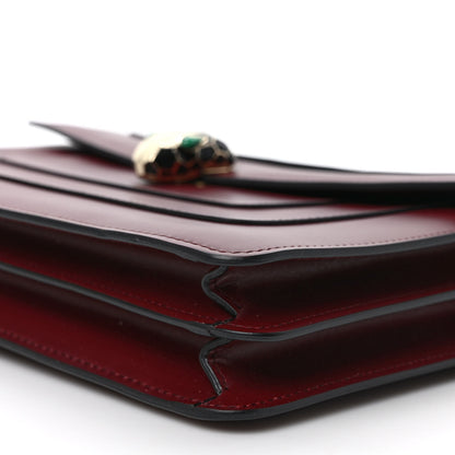 Bulgari Calfskin Serpenti Forever Crossbody Bag Bordeaux 9 of 10