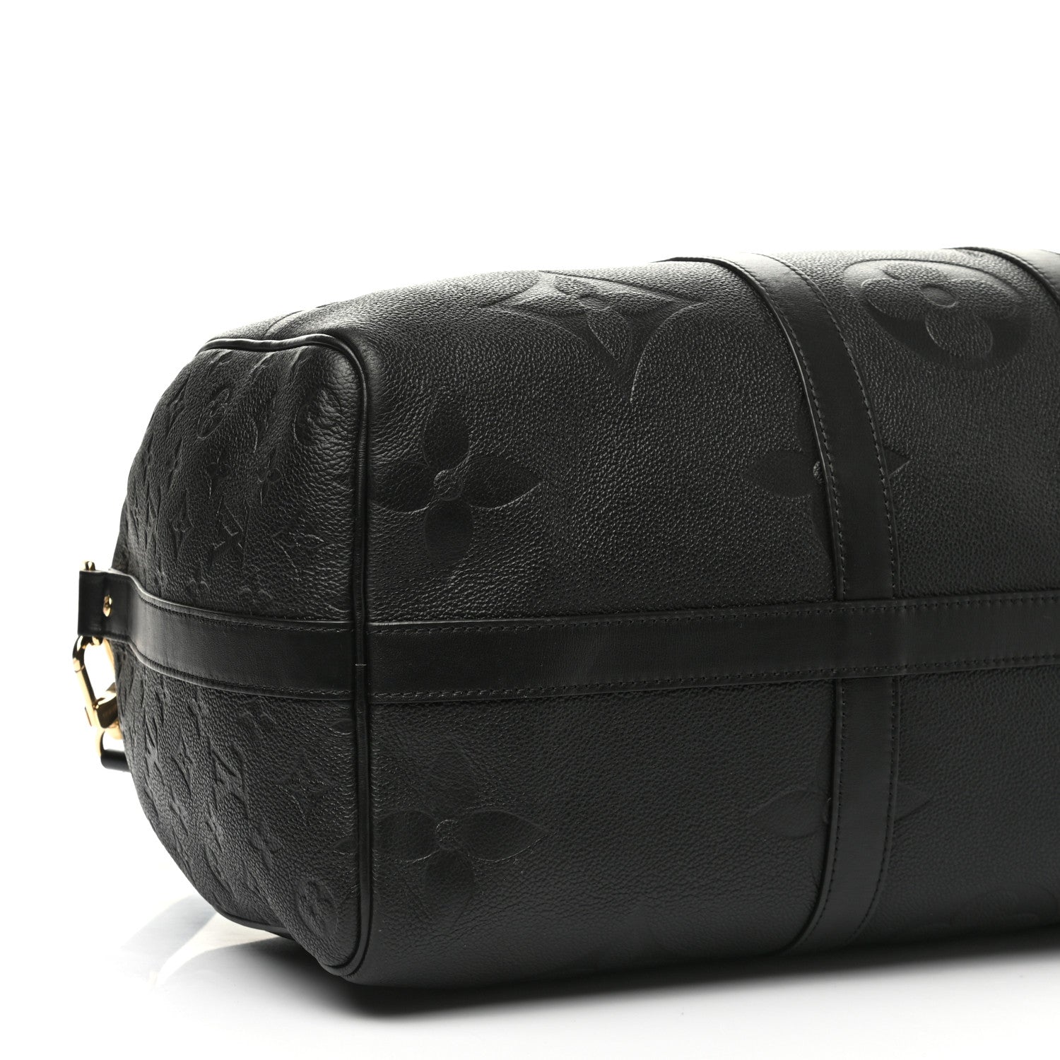 Louis Vuitton Empreinte Monogram Giant Keepall Bandouliere 45 Black 9 of 10