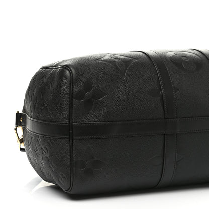 Louis Vuitton Empreinte Monogram Giant Keepall Bandouliere 45 Black 9 of 10