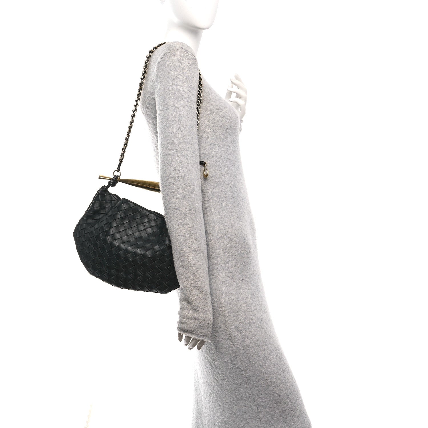 Bottega Veneta Nappa Intrecciato Sardine With Chain Bag 2 of 11