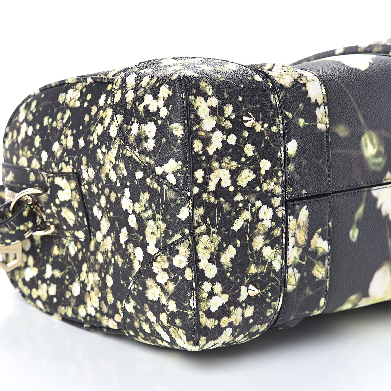 Givenchy Textured Coated Canvas Baby's Breath Print Medium Lucrezia Black 8 of 9
