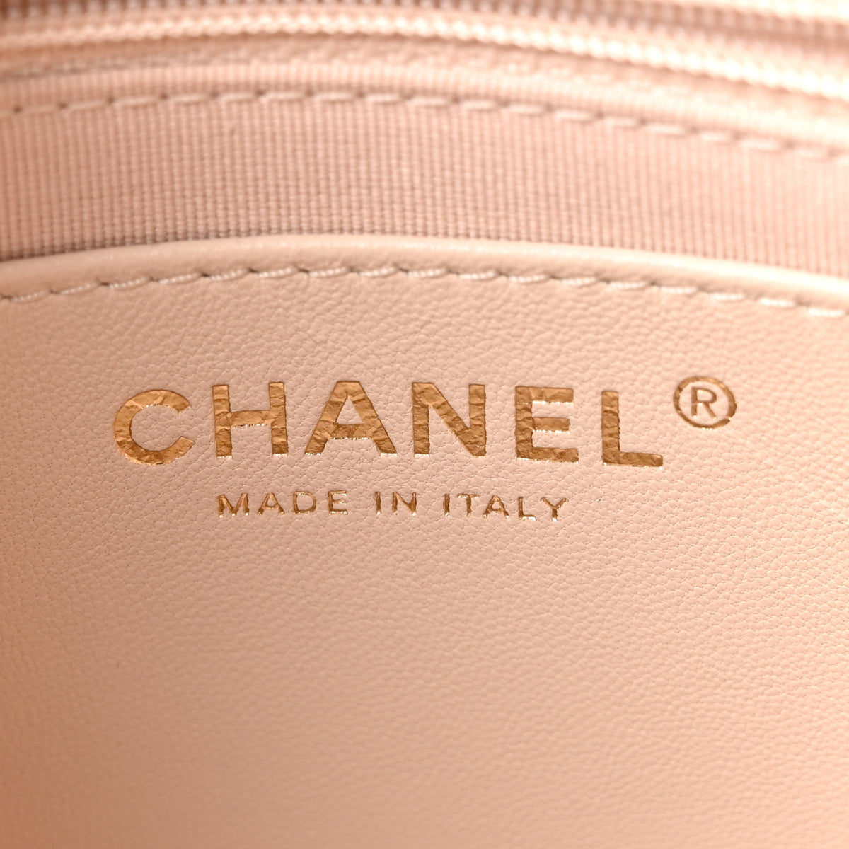 Chanel Lambskin Quilted Small CC Funky Town Flap Beige 6 of 10
