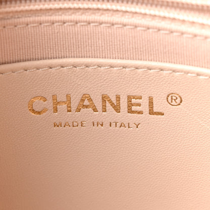 Chanel Lambskin Quilted Small CC Funky Town Flap Beige 6 of 10