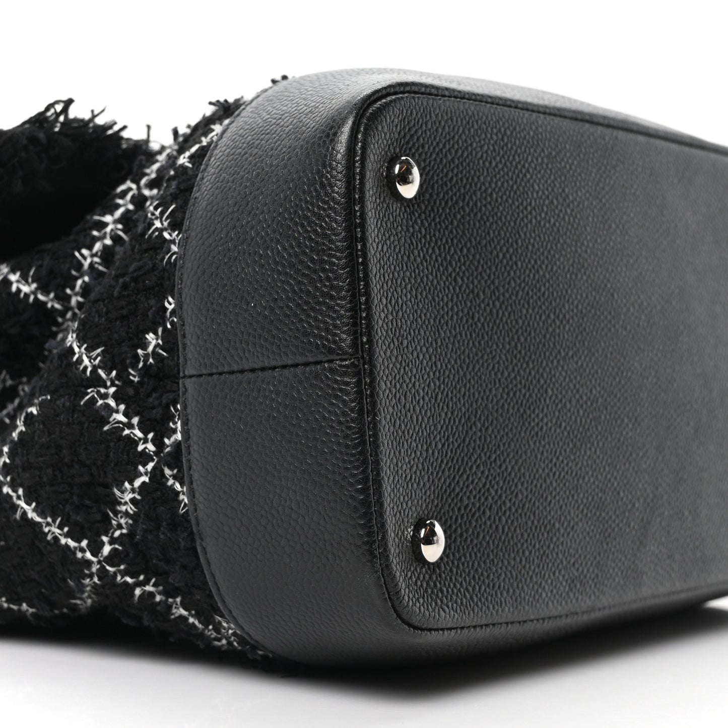 Tweed Trip Top Handle Flap Black