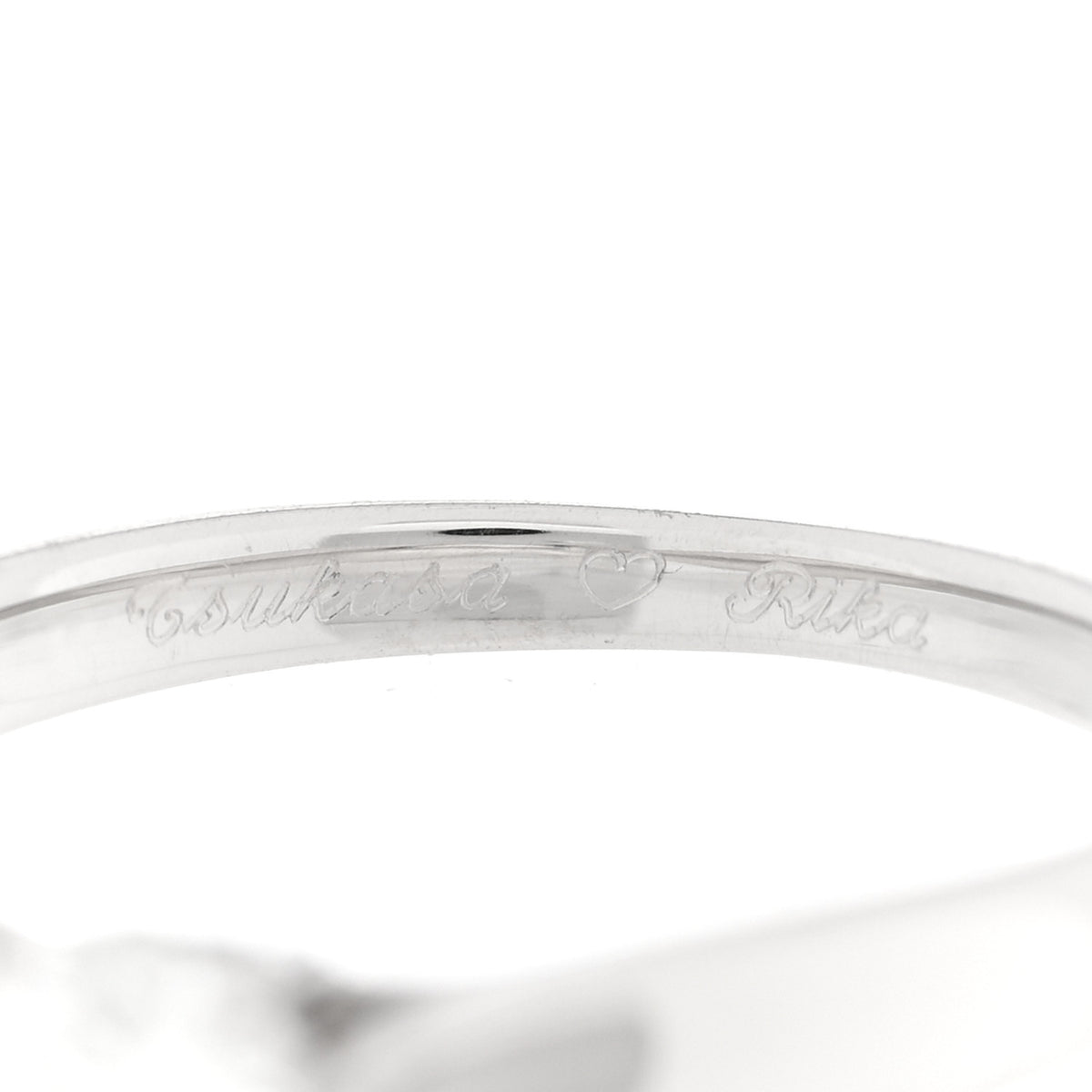 Platinum Diamond .21ct Harmony Solitaire Engagement Ring 48 4.5