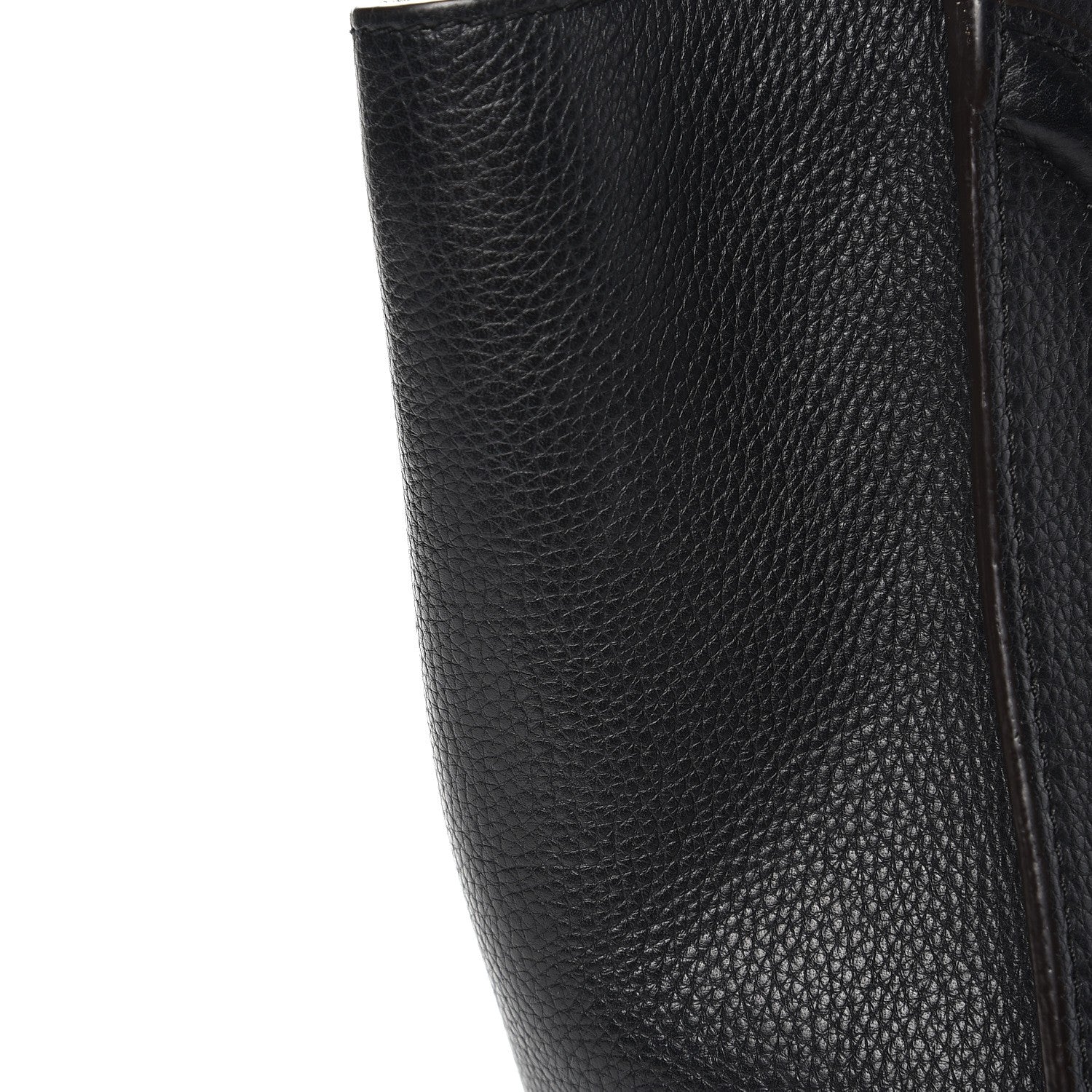 Celine Drummed Calfskin Micro Luggage Black 9 of 9