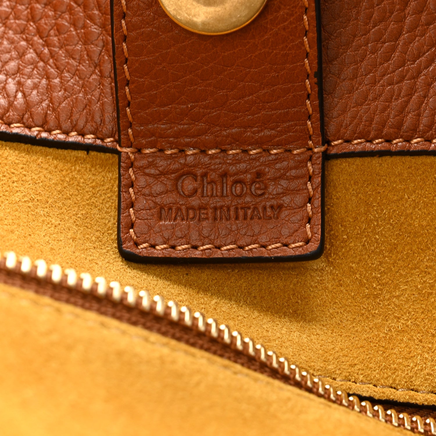Chloe Smooth Calfskin Medium Milo Shopping Tote Caramel 6 of 10