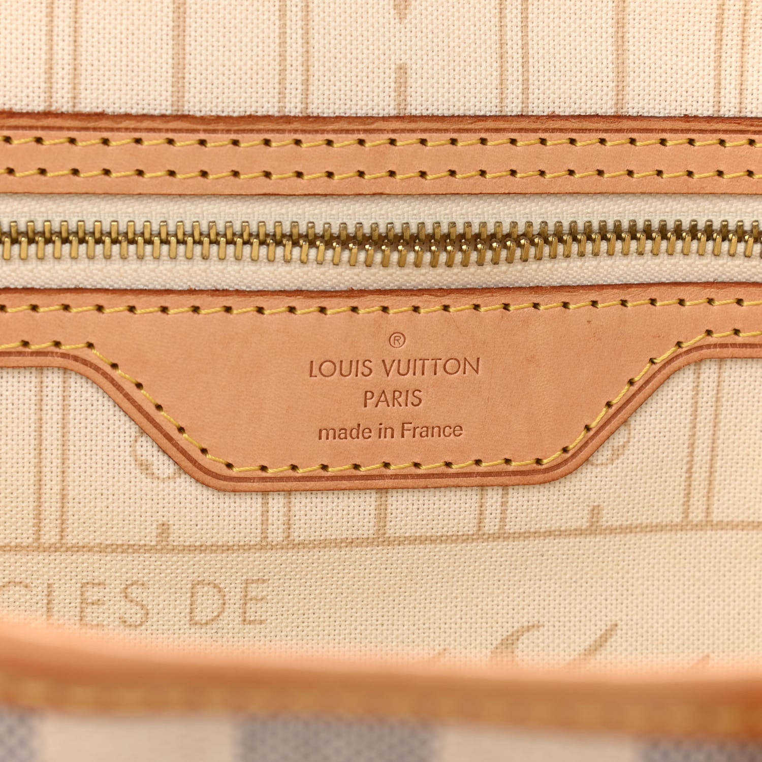 Louis Vuitton Damier Azur Neverfull PM 6 of 9