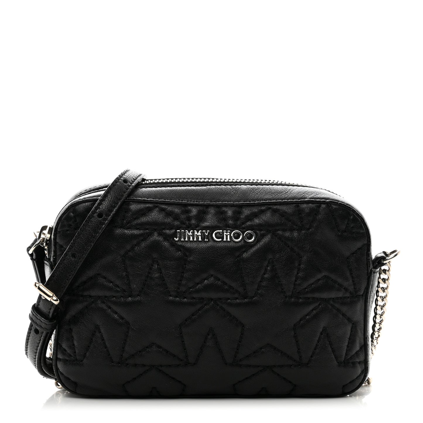 Calfskin Star Haya Camera Bag Black