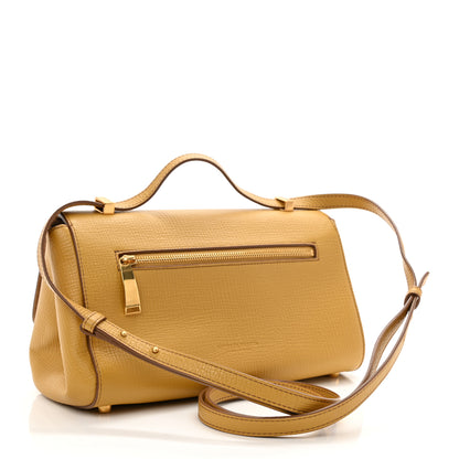 Bottega Veneta Textured Calfskin BV Angle Shoulder Bag Yellow 3 of 10