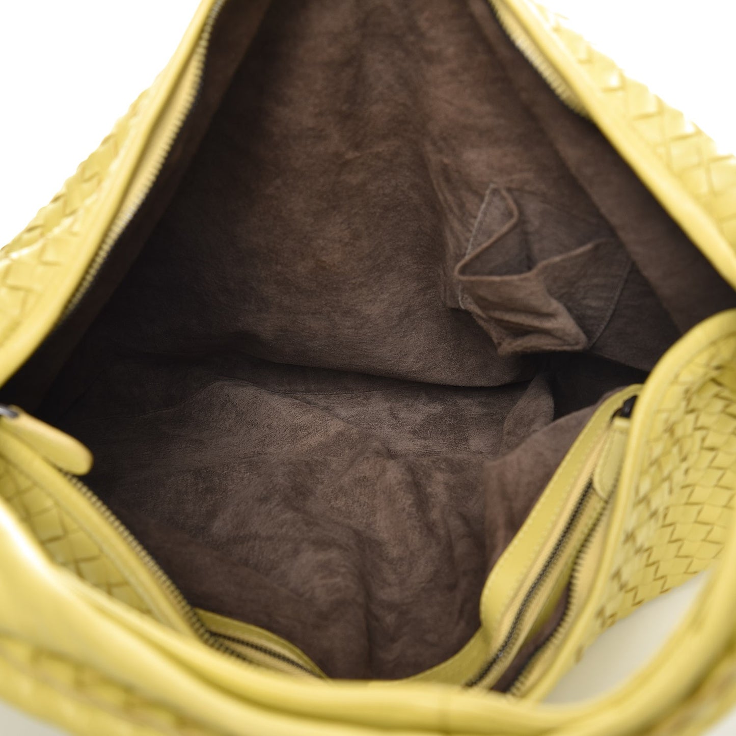 Nappa Intrecciato Maxi Veneta Hobo Yellow