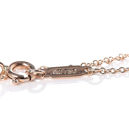 Tiffany 18K Rose Gold Diamond Heart Bracelet 6 of 7