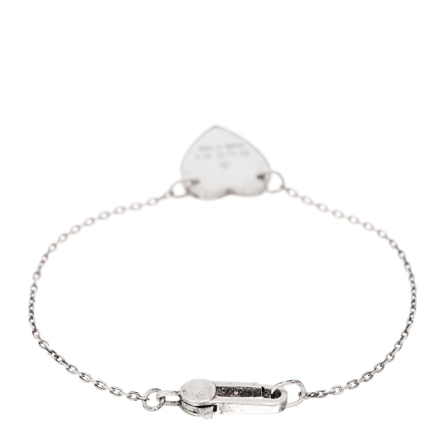 Sterling Silver Trademark Heart Bracelet