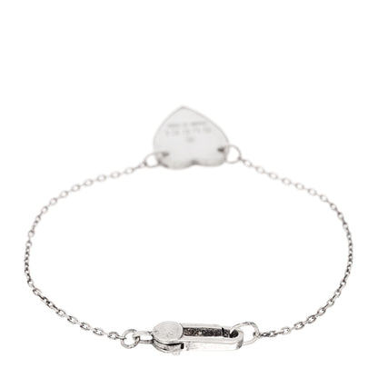 Gucci Sterling Silver Trademark Heart Bracelet 2 of 4