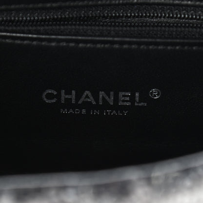 Chanel Sequin Medium Single Flap Silver 5 of 8