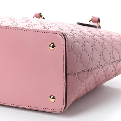 Gucci Guccissima Signature Linea A Foldover Tote Rose Baby Candy 6 of 9